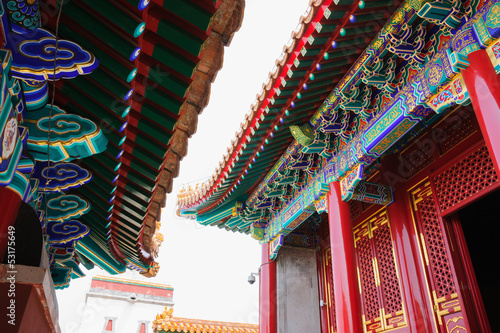 architecture details of ancient Chinese style