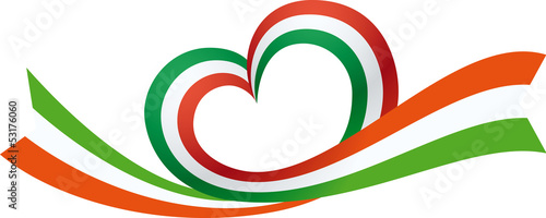 fiocco cuore italiano
