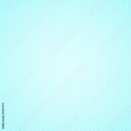 Triangle light blue graph paper background vector illustration
