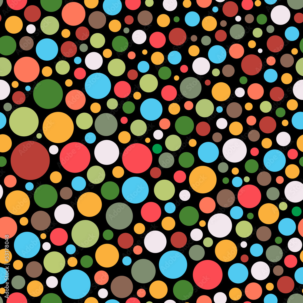 Colorful Circle Seamless Background Colorful Circle Seamless Background