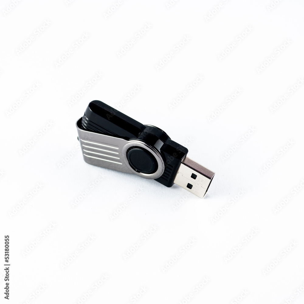 Usb flash memory isolated on the white background Usb flash memory isolated on the white background