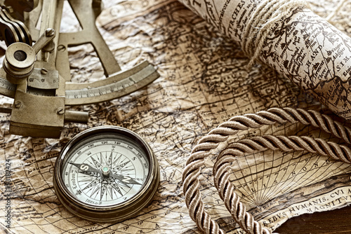 Fotografie vintage marine still life