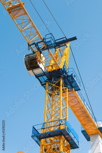Wallpaper Mural Construction crane against the sky Torontodigital.ca
