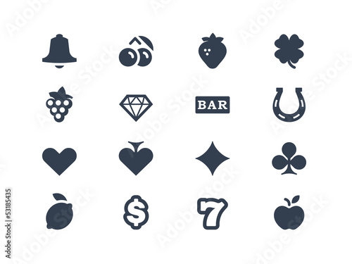 Slot machine icons