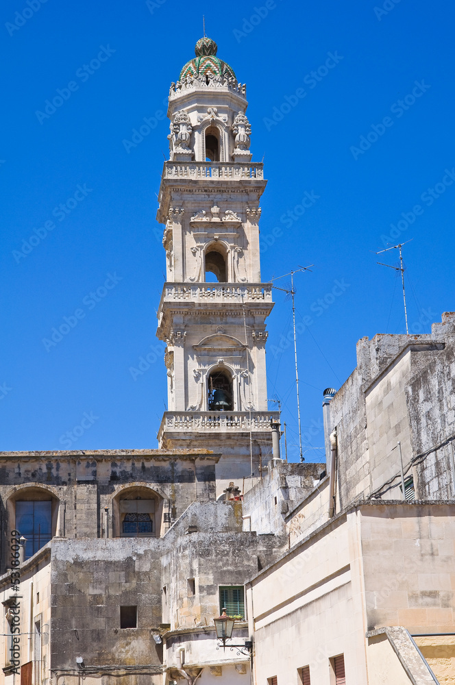 Duomo Cathedral' Belltower. Maglie. Puglia. Italy.