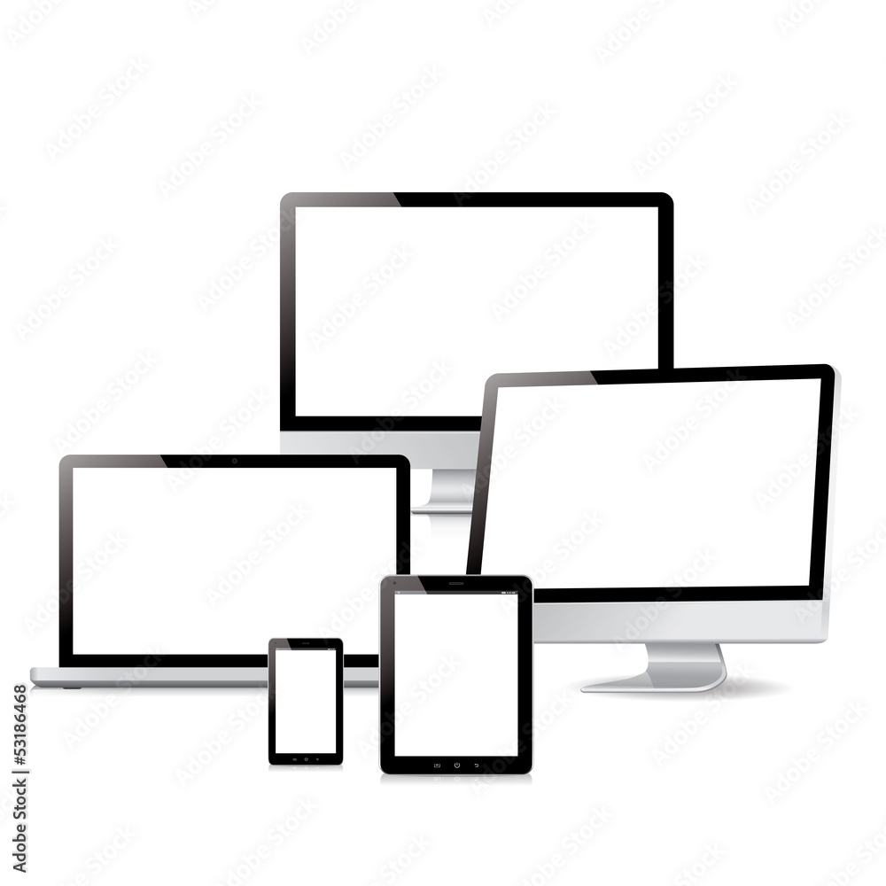 vector pack set computer tablet electronic devices vector pack set computer tablet electronic devices