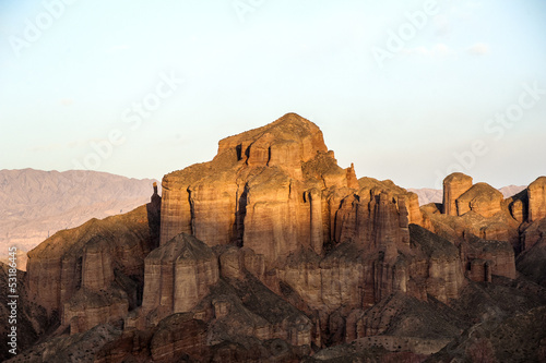 Danxia landform in Zhangye, Gansu of China