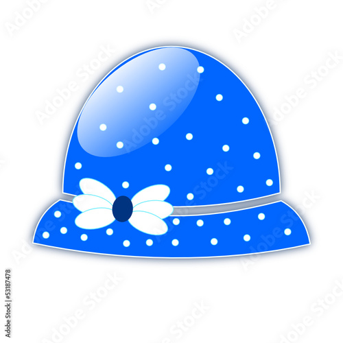 Blue woman hat