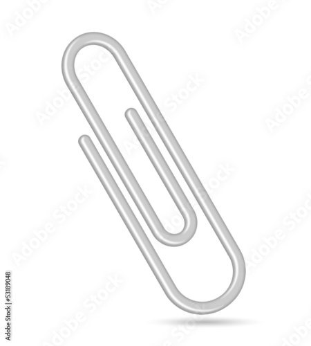 Wallpaper Mural Büroklammer rund geneigt Torontodigital.ca