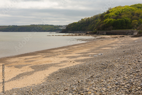 Quadro em tela Wiseman`s Bridge beach Pembrokeshire West Wales