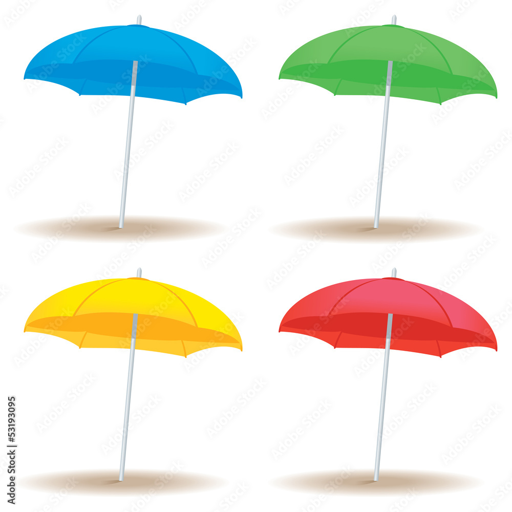 Beach umbrella solid