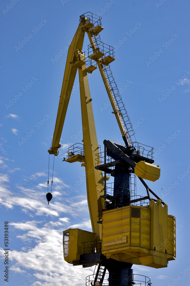 sky clouds and yellow crane argentina sky clouds and yellow crane argentina