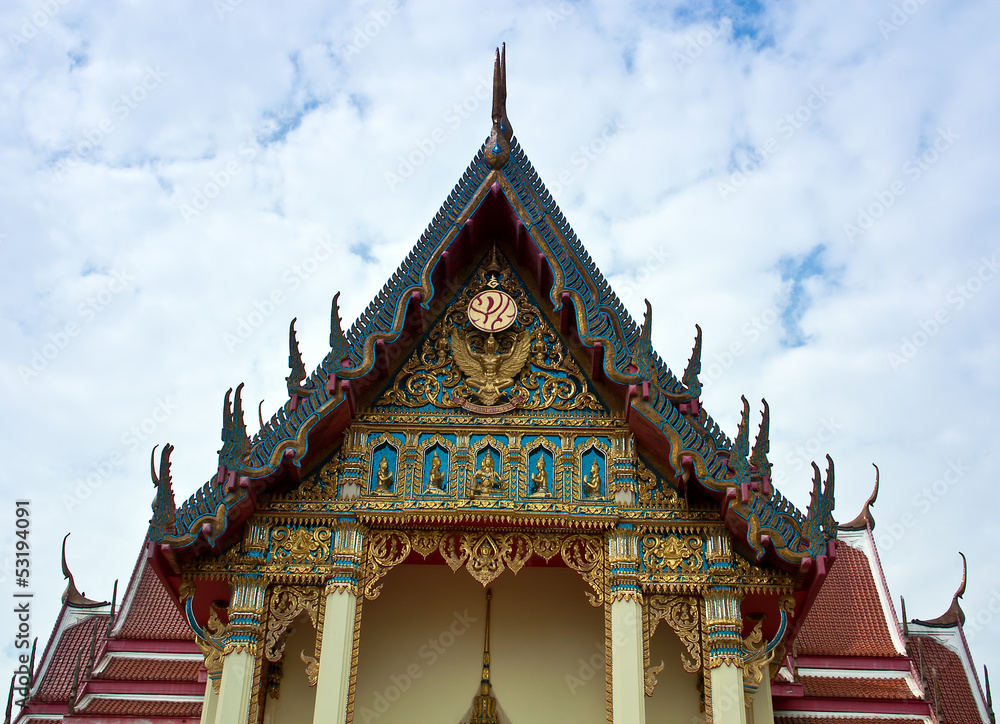 Architecture of the temple.