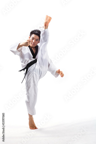 taekwondo action