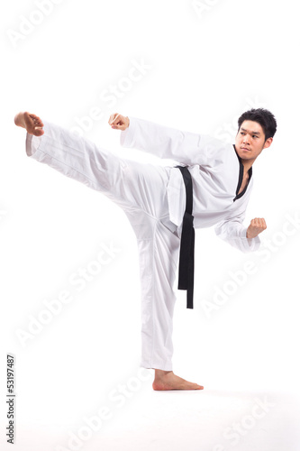 taekwondo action