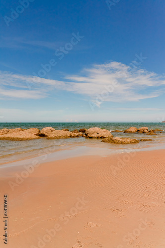 sky sand of beach © naratip1972