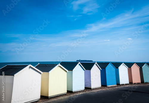 Beach Huts at Felixstowe, Suffolk, UK. © Imran's Photography