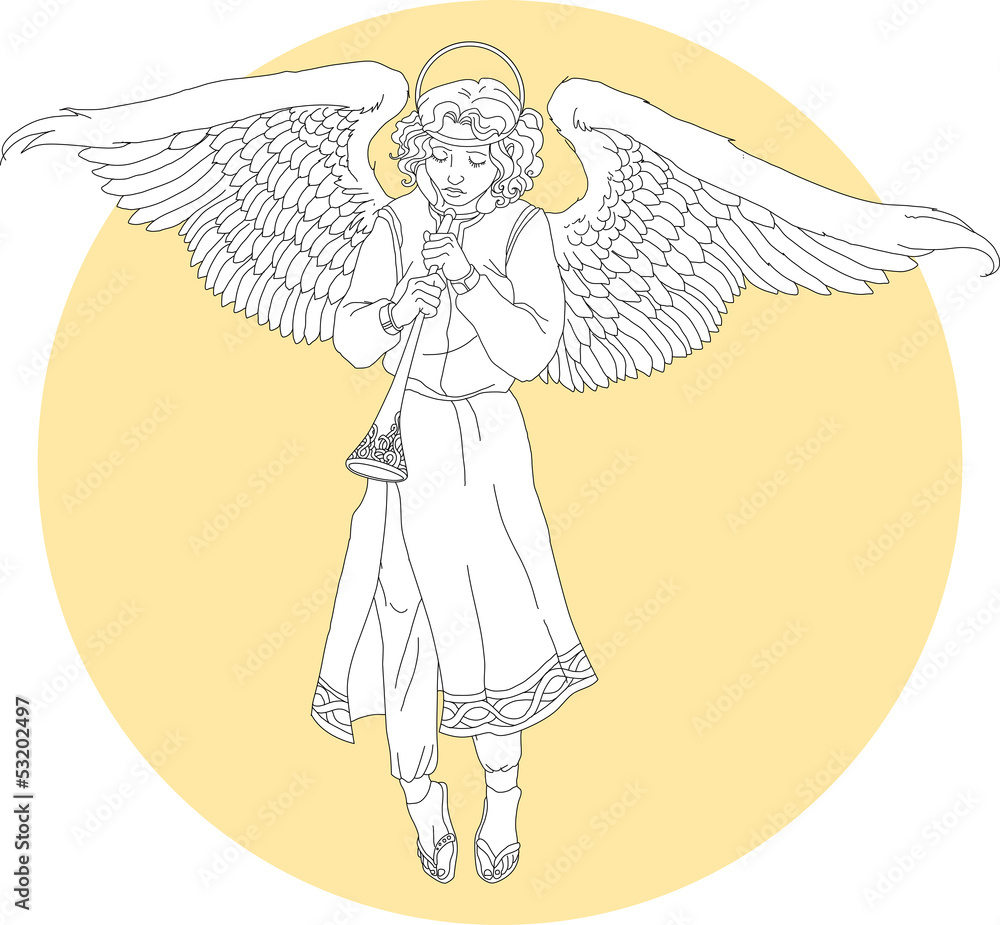 Fototapeta premium white angel