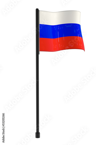 Russland Flagge - 3D Render Free Download Russland Flagge - 3D Render - GFXLoad