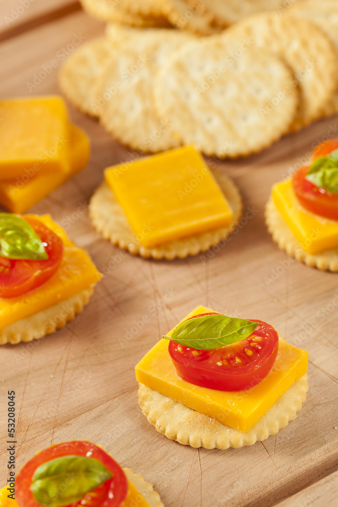 Chedder Cheese and Cracker Appetizer Chedder Cheese and Cracker Appetizer