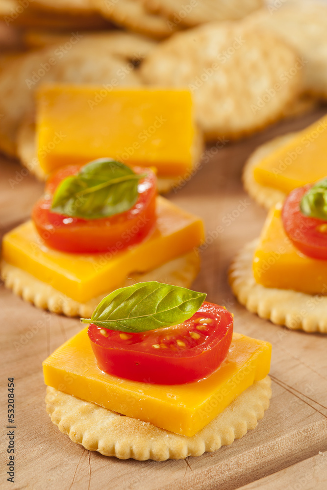 Chedder Cheese and Cracker Appetizer Chedder Cheese and Cracker Appetizer
