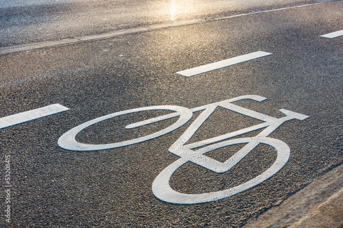 Radweg, Fahrrad, Symbol