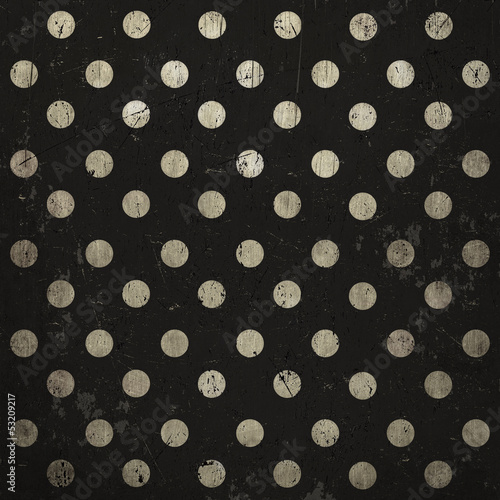 Carta da parati a pois - Carta da parati Vintage abstract background, polka dots, grunge texture