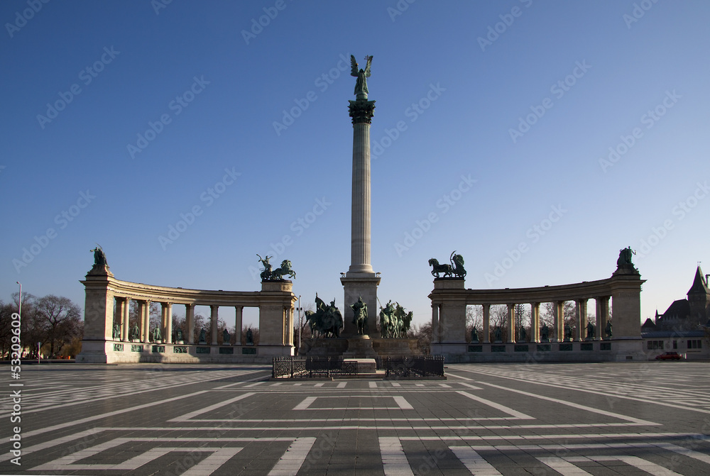 Fototapeta premium heroes square