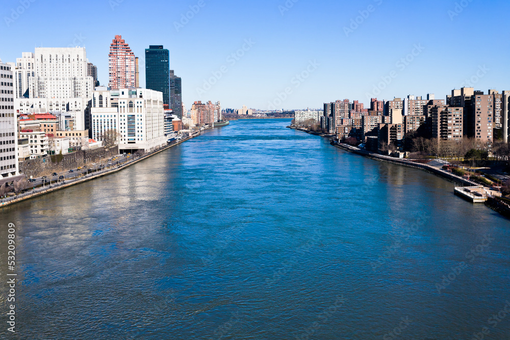 East river in New York City
