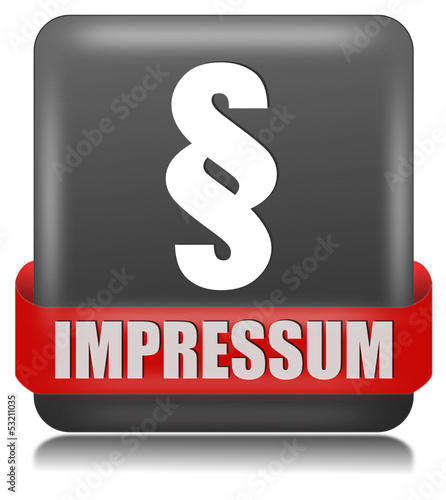 Impressum Button grau  #130611-svg04