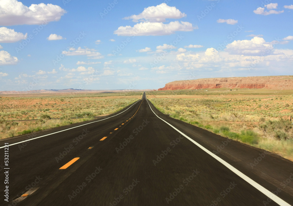 Fototapeta premium open road - route 66