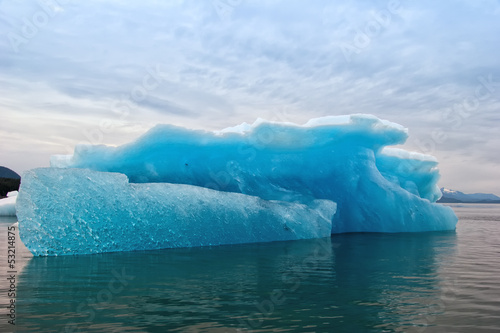 iceberg in blue