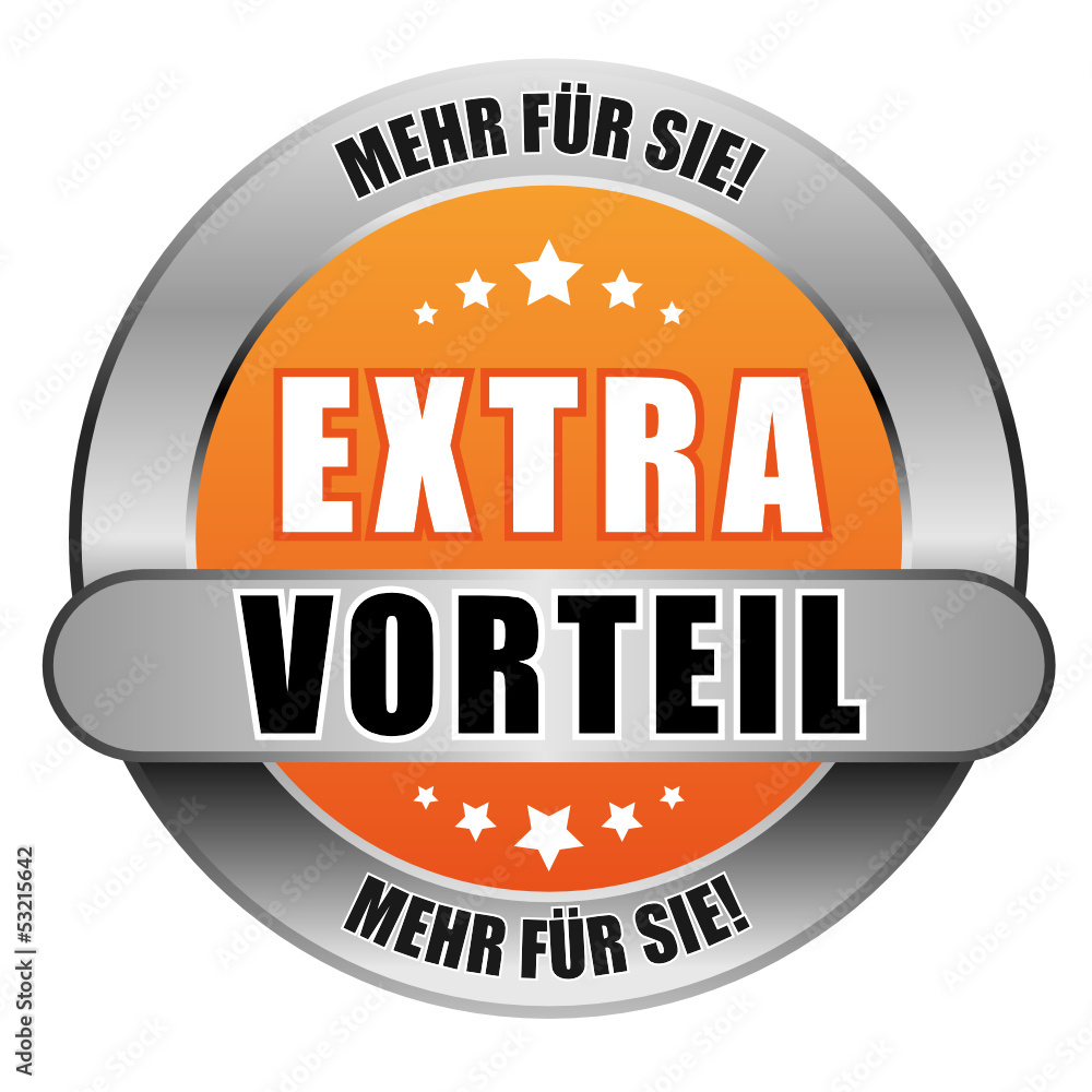5 Star Button orange EXTRA VORTEIL MFS MFS 5 Star Button orange EXTRA VORTEIL MFS MFS