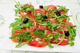 salade tomate roquette
