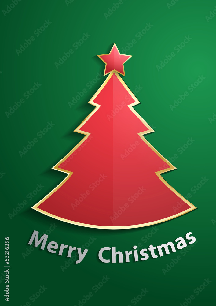 Christmas tree, Vector illustration Christmas tree, Vector illustration