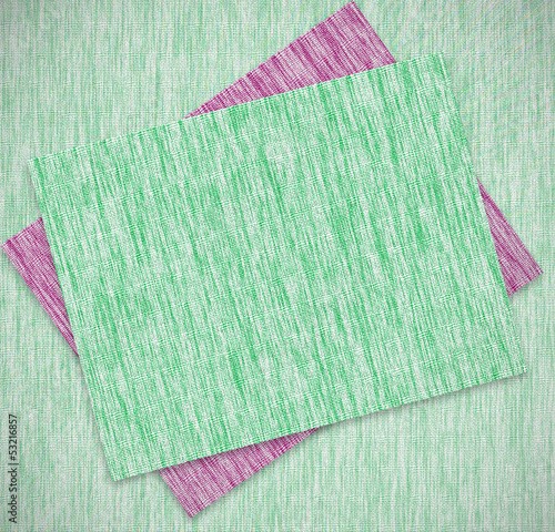 Colorful sheets of paper