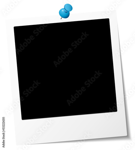 Polaroid Blue Pin
