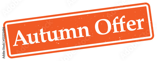 Autumn Offer!