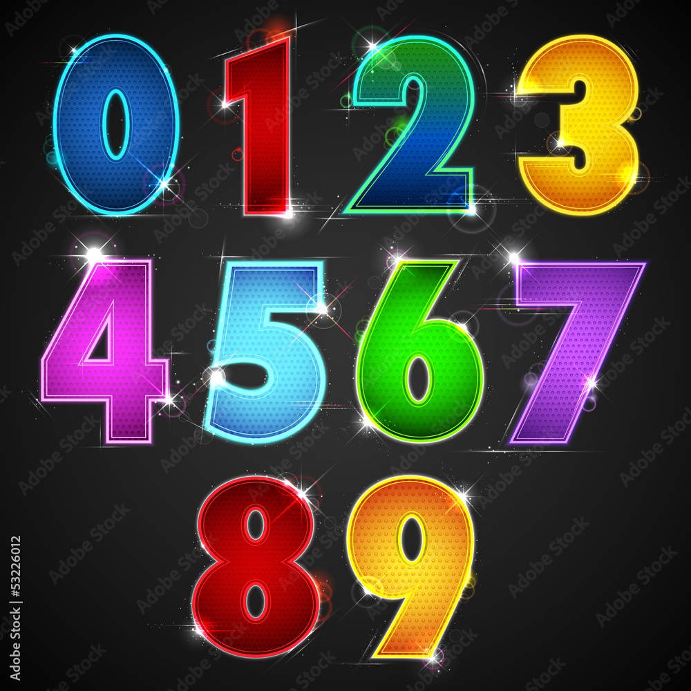 Glowing Number Glowing Number