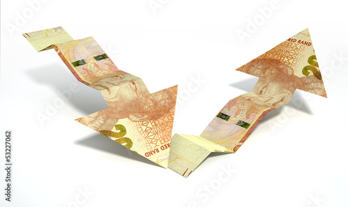 Rand Bank Note Recovery Trend Arrows