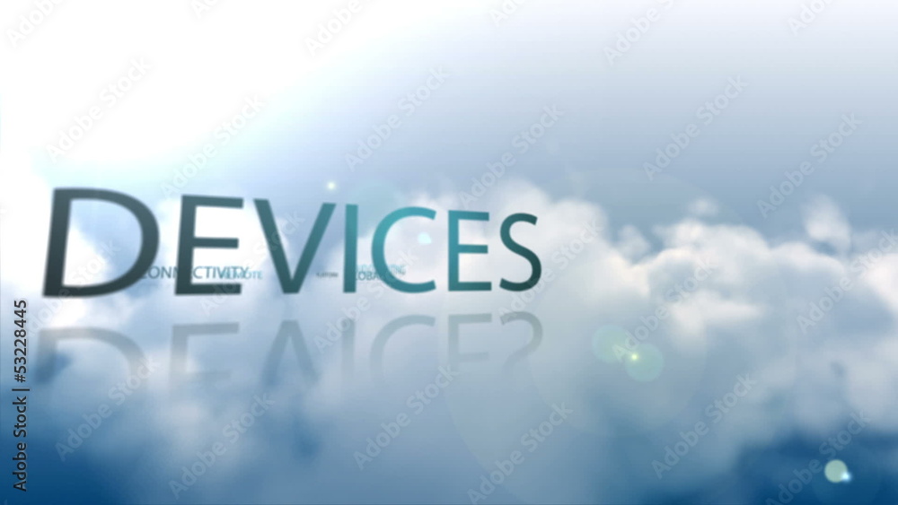 Animation of technology terms