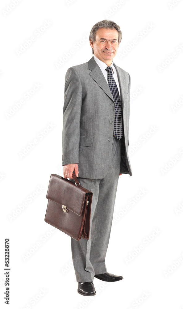 A successful businessman in the age. A successful businessman in the age.