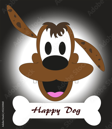happy dog