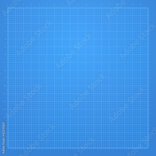 Blue graph paper background