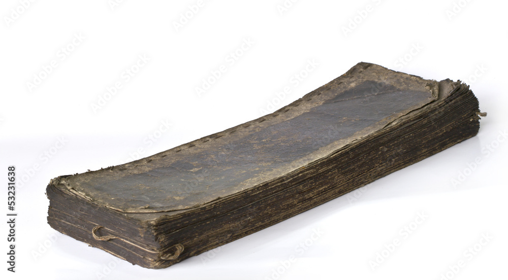 Fototapeta premium Old book (Ancient book) isolated on white background