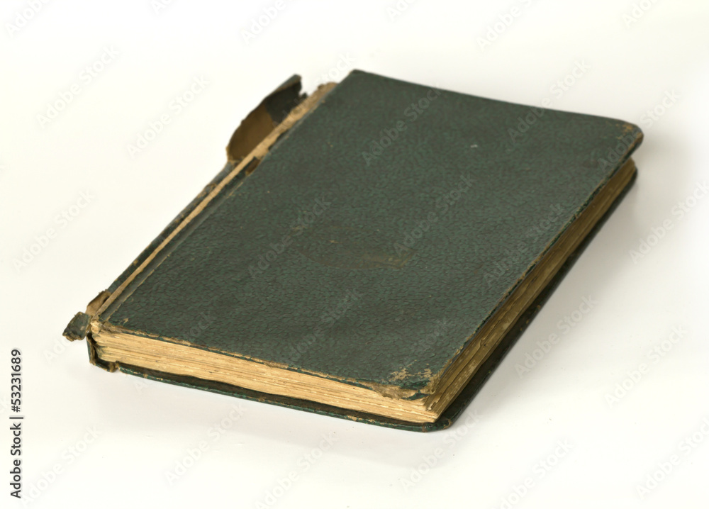 Old book (Ancient book) isolated on white background Old book (Ancient book) isolated on white background