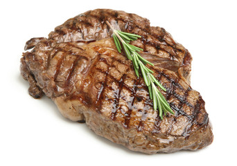 Fototapete Steakhouse Gebratenes Ribeye Steak rustikal  © Joe Gough