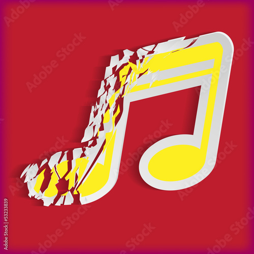 Abstract music background