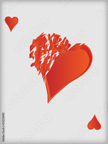 Playing cards symbol background