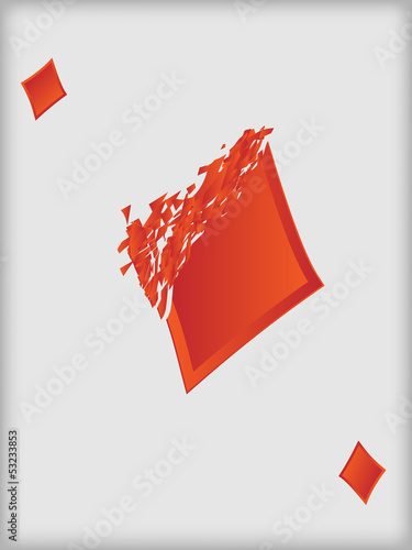 Playing cards symbol background